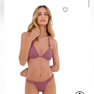 NWT Vix Pink Charming Bikini Set and Matching Cover-Up